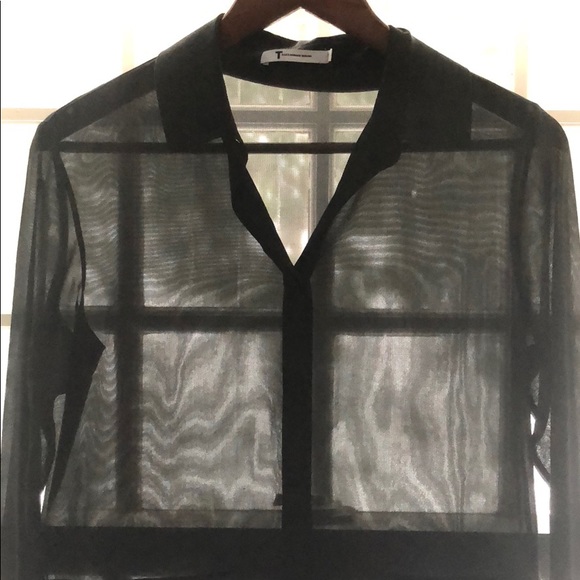 Alexander Wang Sheer Top Blouse XS NEVER WORN! - Picture 6 of 8
